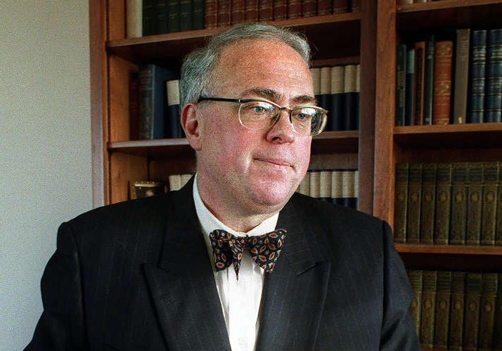 State Librarian Kevin Starr during a Feb. 1996 Times Q & A at his San Francisco home. (Contra Costa Times/ Karl Mondon)