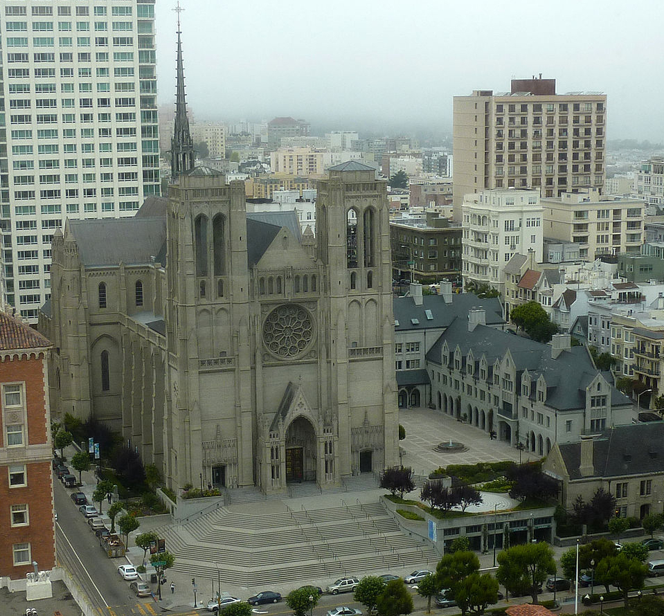 Grace Cathedral, San Francisco. Photo by Bobak Ha'Eri, 2009