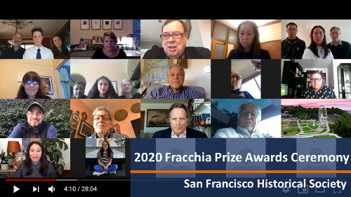 2020 Fracchia Prize Winners - 1st Place Winner: Winnie Quock; 2nd Place Winner: Indigo Mudbhary; 3rd Place Winner: Luke Zepponi