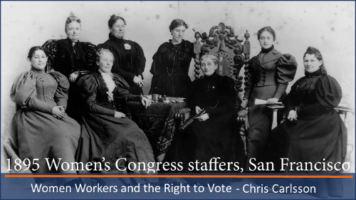 SF Women Workers and the Right to Vote - SFHS