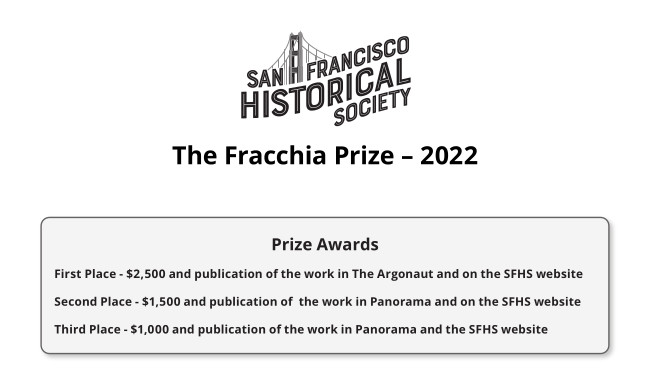 SFHS Fracchia Prize 2022